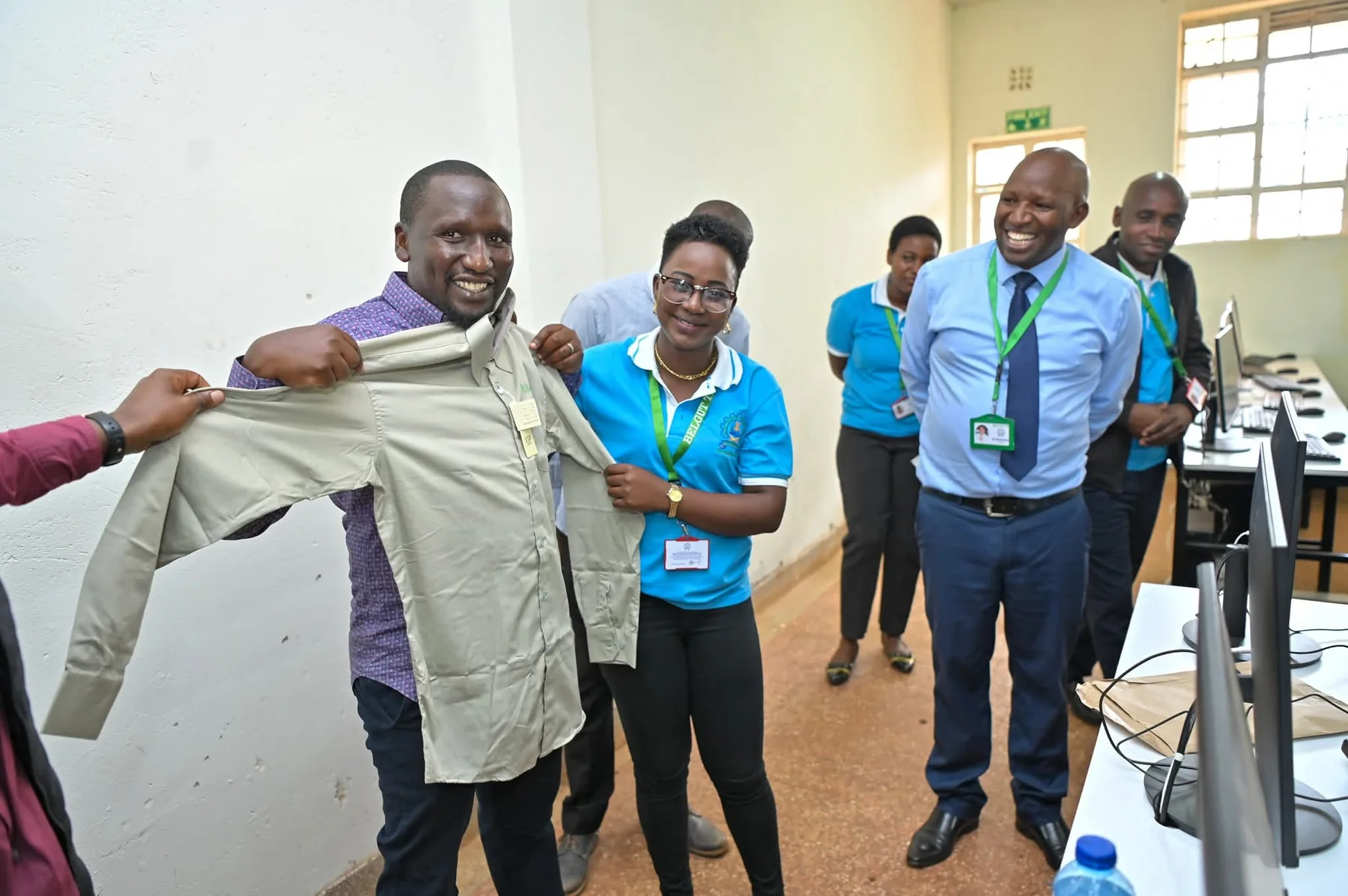 Belgut Technical Training Institute staff and community